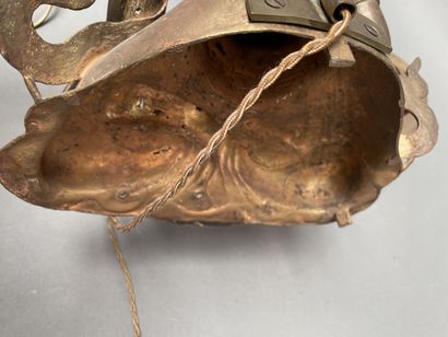 Gilded metal Buddha lamp in the taste of...