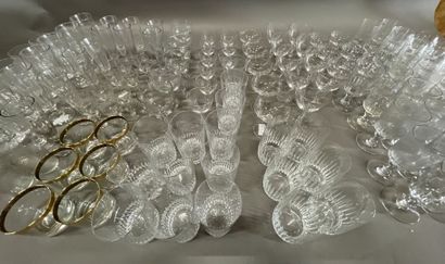 Lot of glasses, all mismatched, including...