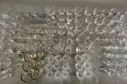 Lot of glasses, all mismatched, including...