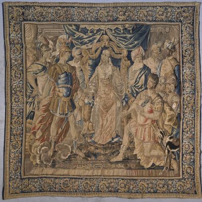 Aeneas and Achate present themselves to Dido
Tapestry...