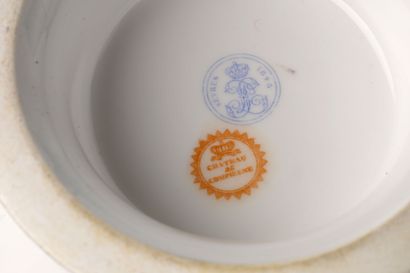 SÈVRES
Porcelain composite service set with...