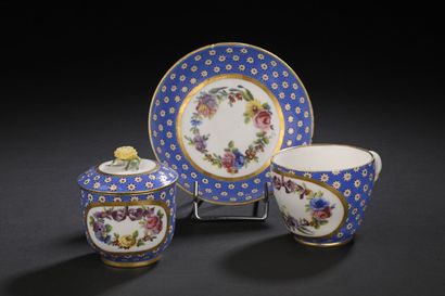 SÈVRES
Calabrian covered sugar pot and a...