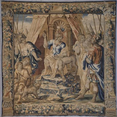 The Daughter of Jephthah 
Brussels tapestry
17th...