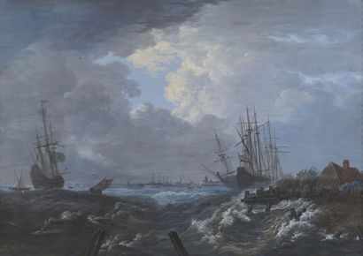 HOLLAND School of the late eighteenth century
Stormy...