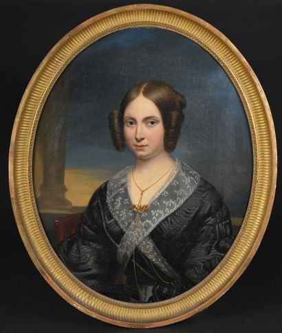 C. CARO (active circa 1830)
Portrait of Madame...