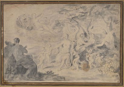 FRENCH SCHOOL circa 1800
Venus, the nymphs...