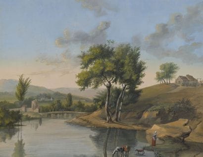 19th century FRENCH SCHOOL
Landscape with...