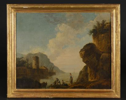 Late 18th century French school, entourage...