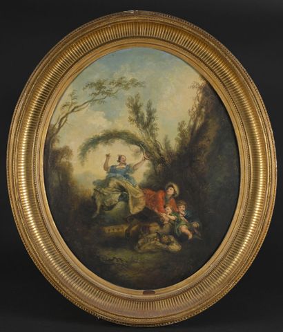 19th century FRENCH school, after FRAGONARD
The...