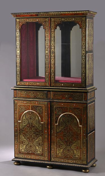 A rare piece of double-body furniture in...