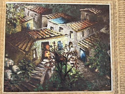 Léon SCHWARTZ-ABRYS (1905-1990)
City view
Oil...