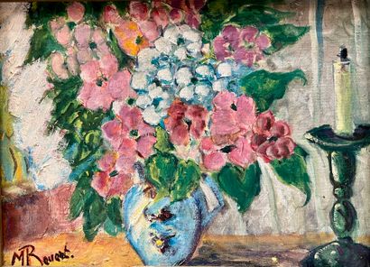 Madeleine ROUART (1896-1986)
Bouquet of flowers
Oil...
