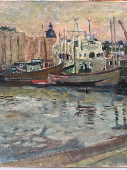 Gérard BEAUPRE (20th century) 
Boats in the...