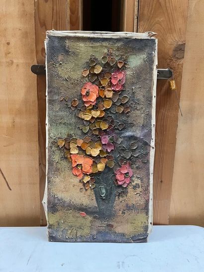 MONRAY
Bunch of flowers
Oil on canvas, signed...