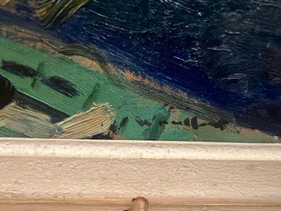 Marius WOULFART (1905-1991)
Boats
Oil on...
