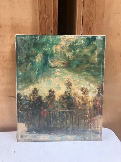 Modern school
Carnival in Venice
Oil on canvas,...
