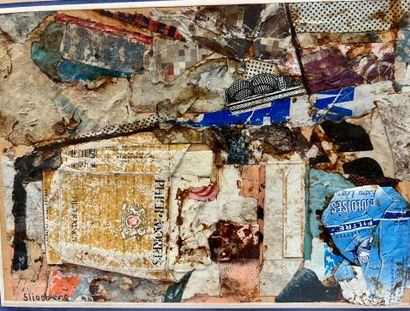 SLIODBERE
Composition
Collage, signed and...