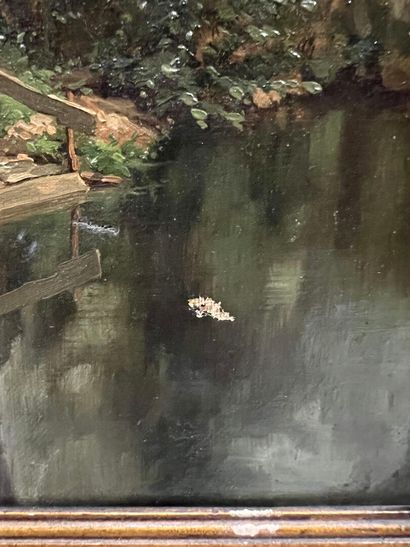Modern school

Pond in the forest

Oil on...