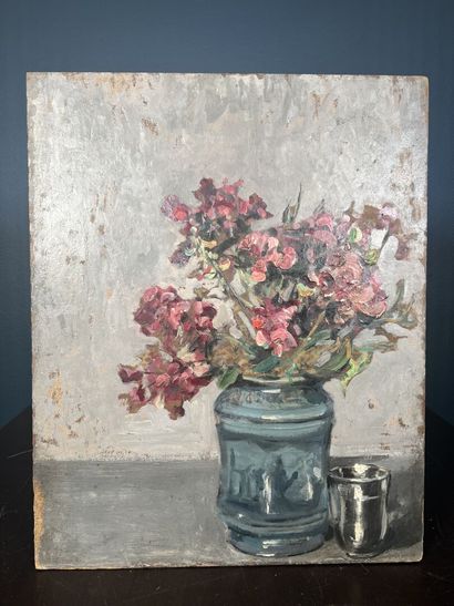 Raymond WOOG (1875-1949)
Bouquet de fleurs
Oil...