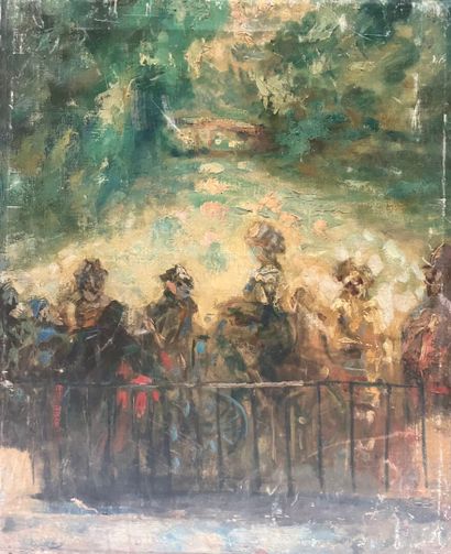 Modern school
Carnival in Venice
Oil on canvas,...