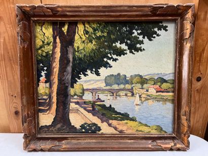Gaston AUBERT (XIX - XX) 
Provincial quays...