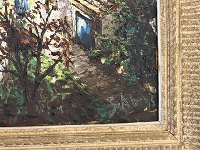 Léon SCHWARTZ-ABRYS (1905-1990)
City view
Oil...