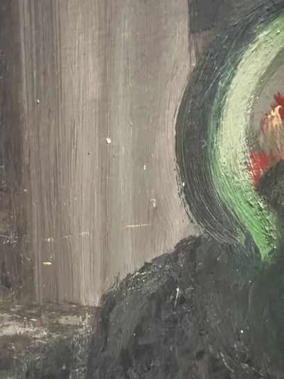Modern school 
Still life with green vase/...