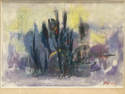 AKOS
Composition
Oil on paper, signed and...