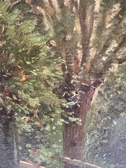 Modern school

Pond in the forest

Oil on...