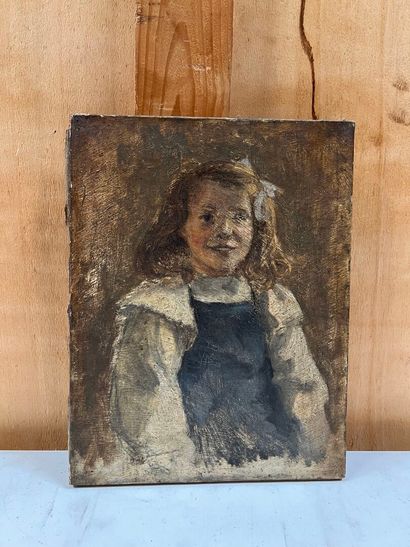 Modern school 
Portrait of a Girl 
Oil on...