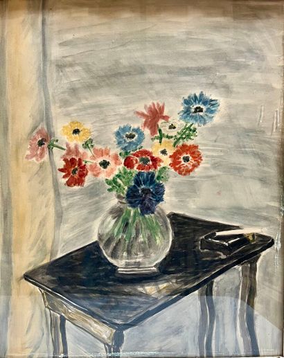 Modern school
Bunch of flowers
Unsigned watercolor...