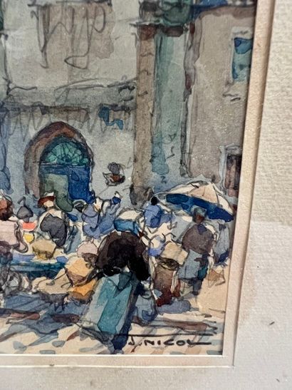 Jean NICOL (1930-1950) 
Leaving the church....