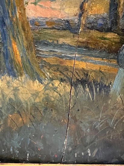 Post-Impressionist school
Cemetery
Oil on...