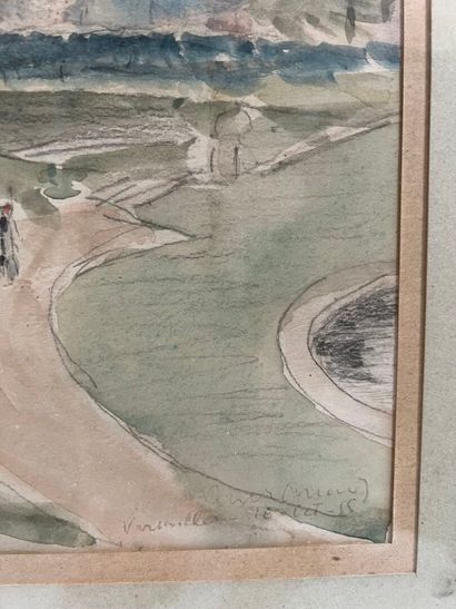 Modern school
Park at Versailles 
Watercolor...