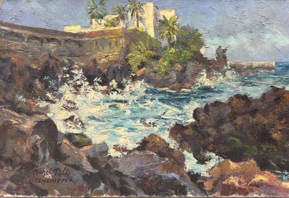 Michel PABLO
Tenerife
Oil on canvas, signed...