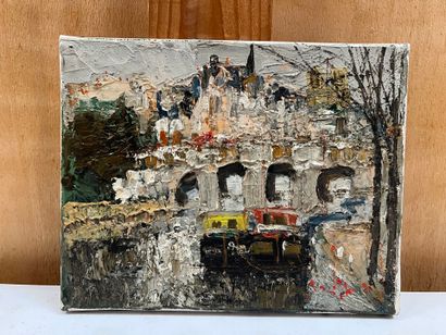 Oscar SCHMAL (1904-1976)
Pont-neuf à Paris,...