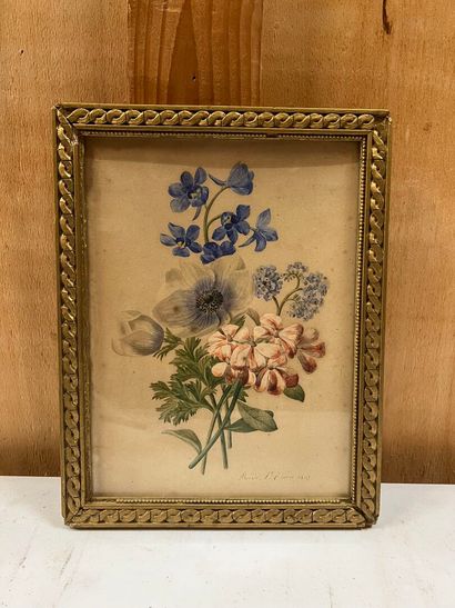 Modern school 
Flower bouquet

Watercolor...