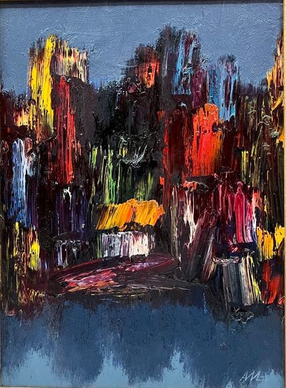 A. MUDREA (20th century) 
Urban abstraction...