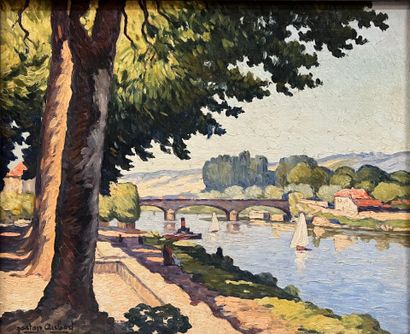 Gaston AUBERT (XIX - XX) 
Provincial quays...