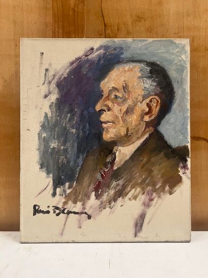 Portrait of a man
Oil on canvas, signed lower...