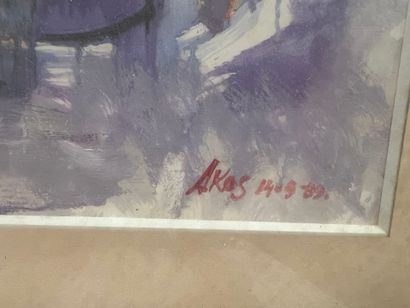 AKOS
Composition
Oil on paper, signed and...