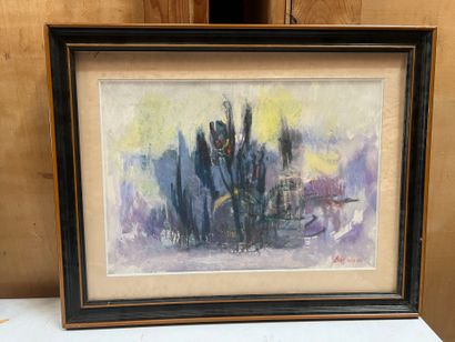 AKOS
Composition
Oil on paper, signed and...