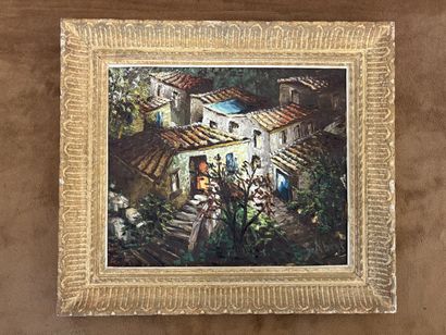 Léon SCHWARTZ-ABRYS (1905-1990)
City view
Oil...