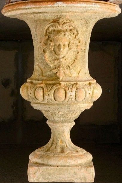 Paire de très importants vases Médicis en...