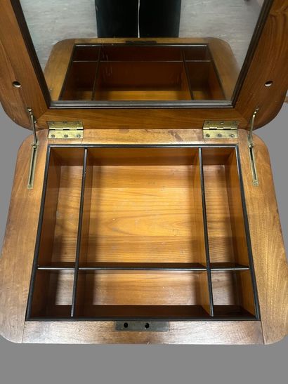 Carved and scroll-engraved natural wood work...