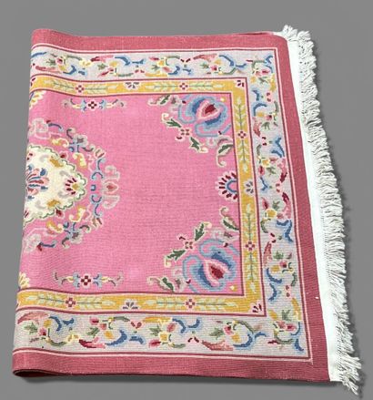 Lot of rugs : 
Carpet on pink background....