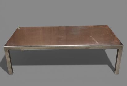 Rectangular aluminum coffee table
Circa 1970....