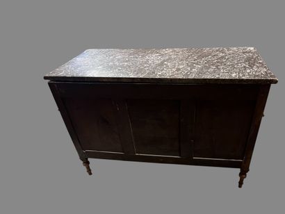 Light wood chest of drawers with three wide...
