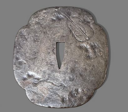 Collection de sept tsuba.
Japon, Epoque Meiji...
