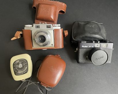Lot d'appareils photos Agfa, Rollei,
Luxmètre...